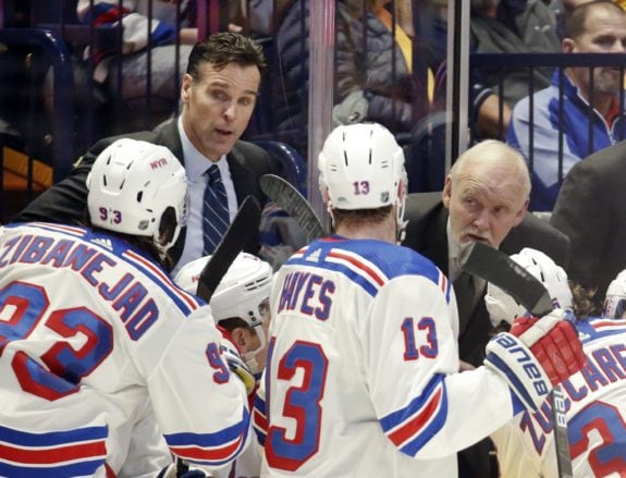 David Quinn, Lindy Ruff New York Rangers