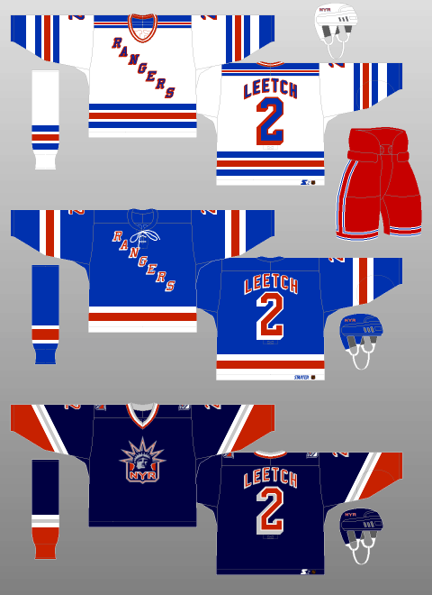 New York Rangers Alternate Jersey Options