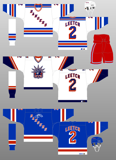 New York Rangers Alternate Jersey Options