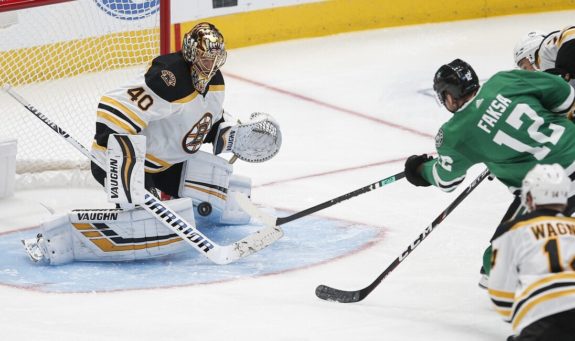 Boston Bruins Tuukka Rask Dallas Stars Radek Faksa