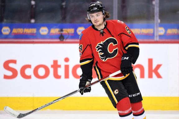 Flames defenseman Rasmus Andersson