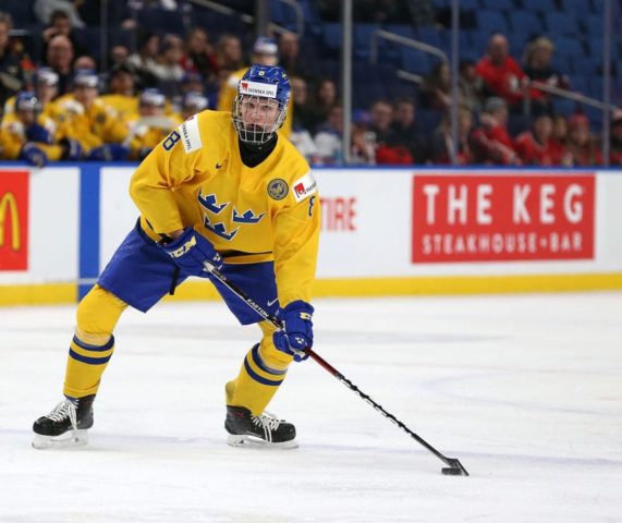 Rasmus Dahlin #8 of Sweden