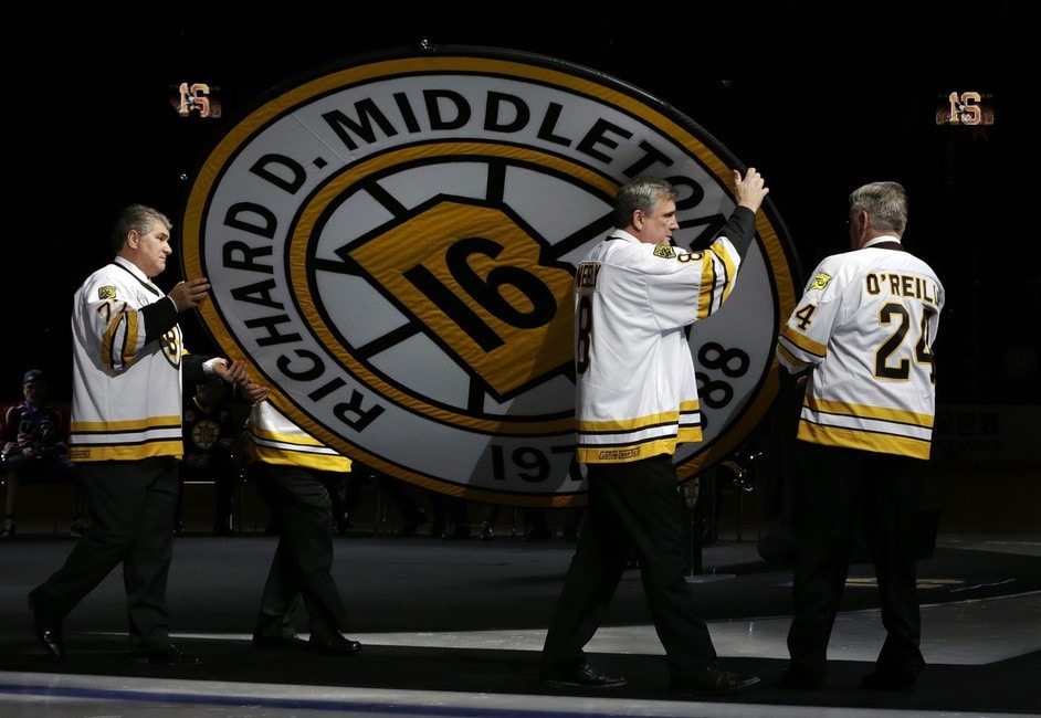 Bruins to retire Rick Middleton's No. 16