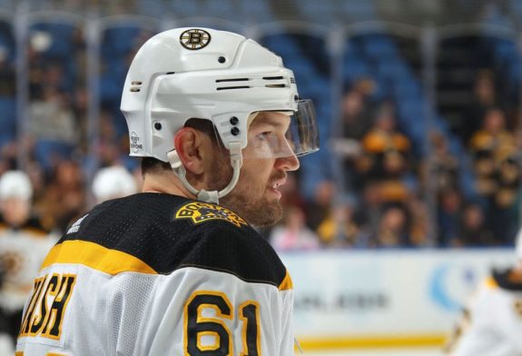 Rick Nash #61 of the Boston Bruins