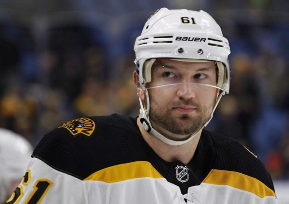 Boston Bruins forward Rick Nash