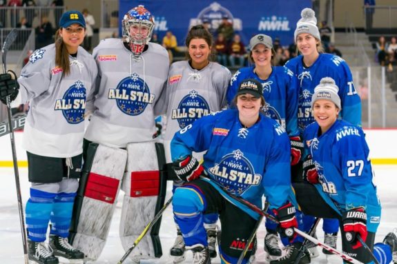 Kelsey Koelzer, Katie Fitzgerald, Rebecca Russo, Courtney Burke, Jenny Ryan, Alexa Gruschow, Michelle Picard