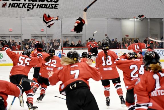 Metropolitan Riveters 2018 Isobel Cup Celebration