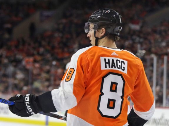 Robert Hagg #8, Philadelphia Flyers