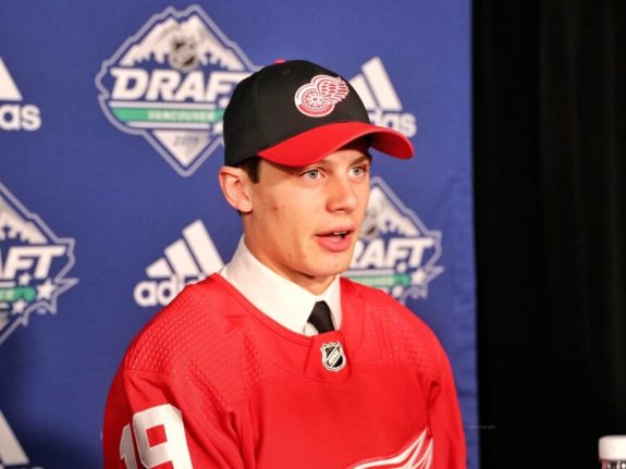 Robert Mastrosimone Detroit Red Wings Draft