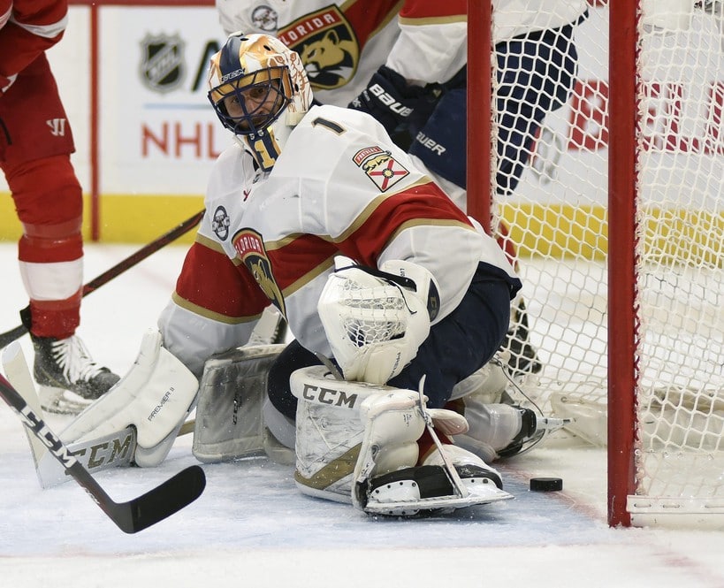 Florida Panthers goaltender Roberto Luongo