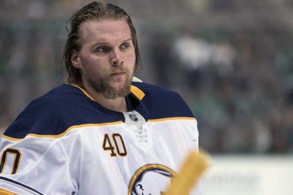 Sabres goalie Robin Lehner