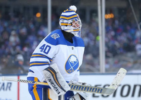 Buffalo Sabres goaltender Robin Lehner