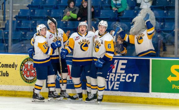 Tristen Robins Kyle Crnkovic Saskatoon Blades