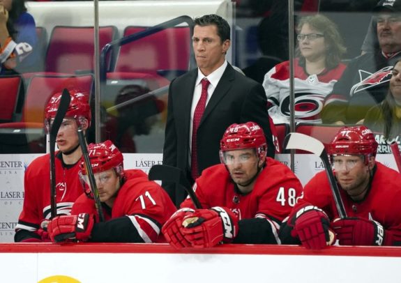 Hurricanes head coach Rod Brind'Amour