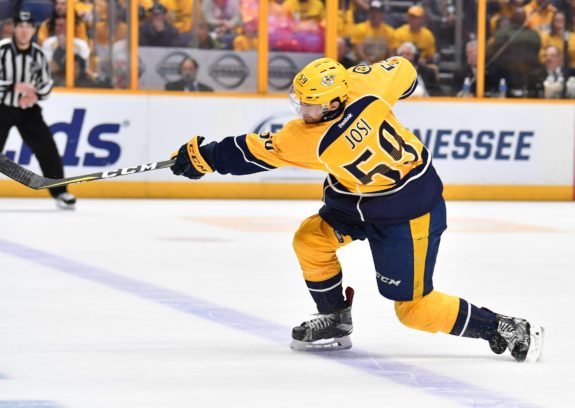 59 Roman Josi - Nashville Predators Captain, The current C…