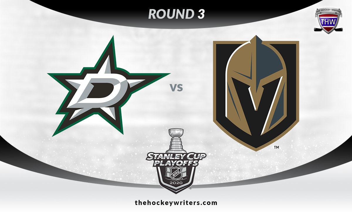 NHL 2020 Stanley Cup Playoffs Round 3 Dallas Stars vs Vegas Golden Knights