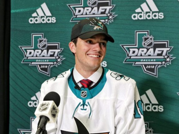 Ryan Merkley San Jose Sharks-Sharks Must Give Ryan Merkley an NHL Roster Spot