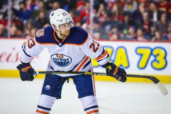 Oilers center Ryan Spooner