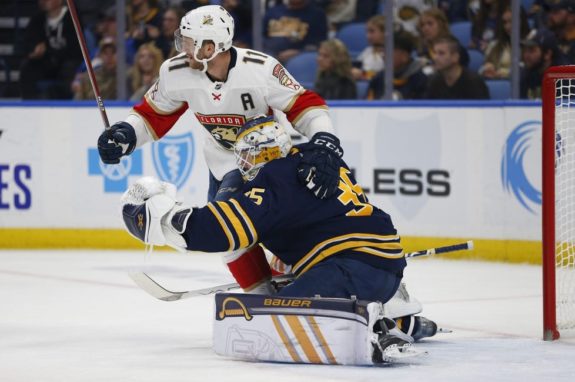 Buffalo Sabres Linus Ullmark Florida Panthers Jonathan Huberdeau