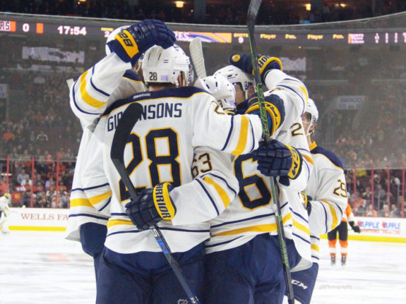 Buffalo Sabres celebrate