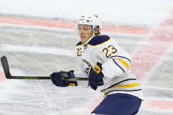 (Amy Irvin/The Hockey Writers) Not only was Eichel traded, but so was his Buffalo teammate Sam Reinhart, another budding young star.