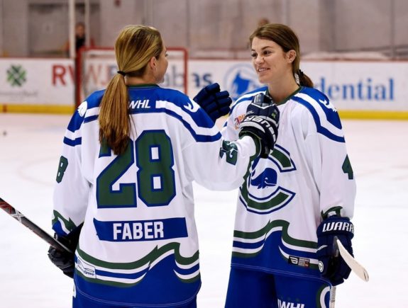 Sam Faber and Anya Battaglino Connecticut Whale