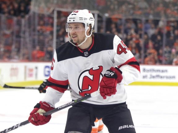 Sami Vatanen as a member of the New Jersey Devils