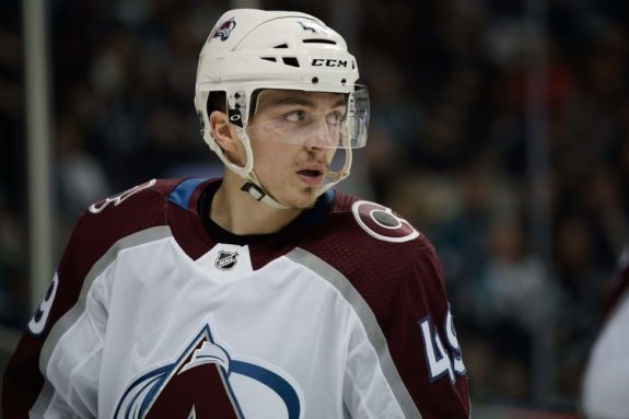 Avalanche defenseman Samuel Girard