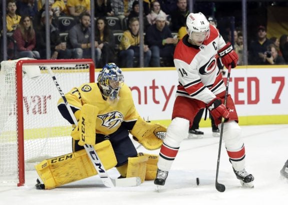 Juuse Saros, Justin Williams