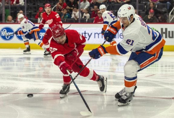 Detroit Red Wings Taro Hirose New York Islanders Luca Sbisa