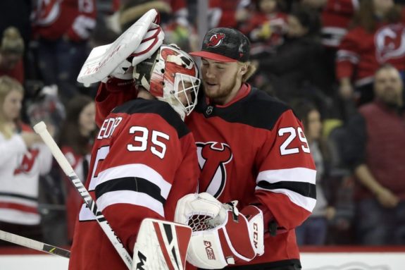 New Jersey Devils Cory Schneider MacKenzie Blackwood