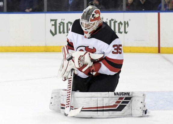 New Jersey Devils goaltender Cory Schneider