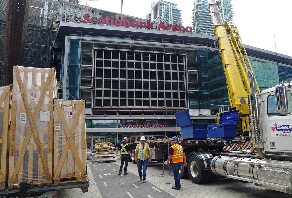 bank scotiabank draft to MLSE at Arena Fan Looks Experience Scotiabank Improve