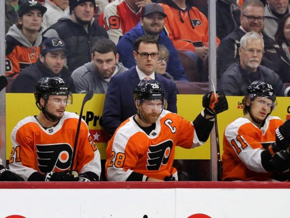 Scott Gordon Flyers bench