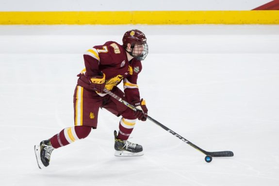 Bulldogs defenseman Scott Perunovich