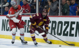 Blues' Perunovich Pursues NCAA's Top Prize