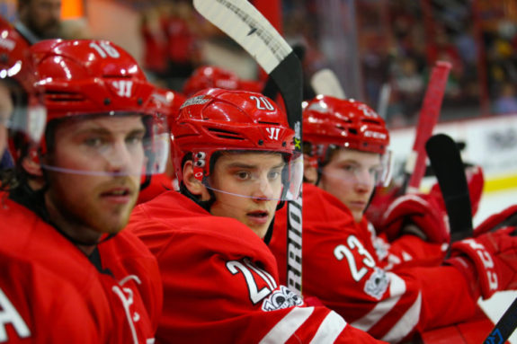 Carolina Hurricanes bench