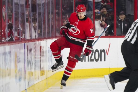 Hurricanes forward Sebastian Aho