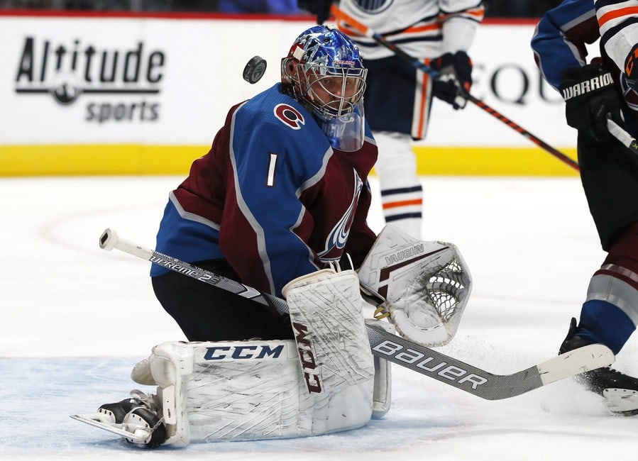 avalanche hockey goalie