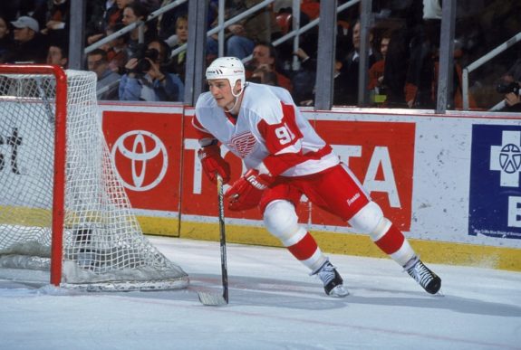Sergei Fedorov of the Detroit Red Wings
