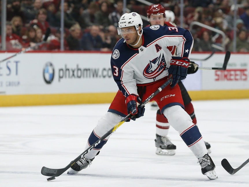 Columbus Blue Jackets defenseman Seth Jones