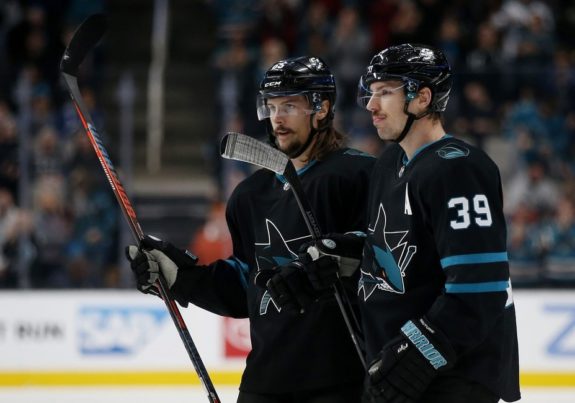 San Jose Sharks' Erik Karlsson Logan Couture