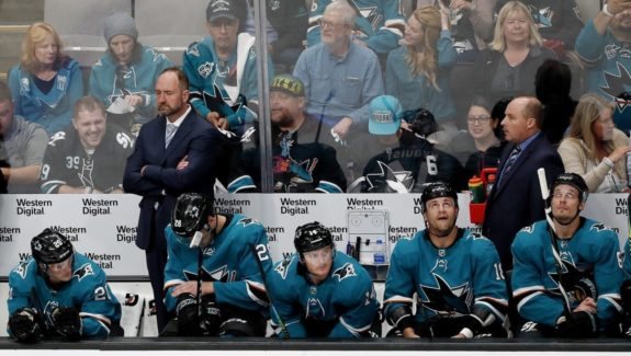 San Jose Sharks coach Peter DeBoer