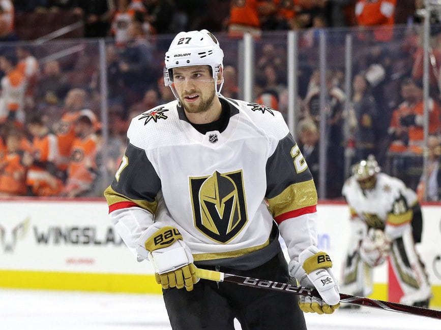 Shea Theodore eager for Golden Knights' 'Hockey Fights Cancer