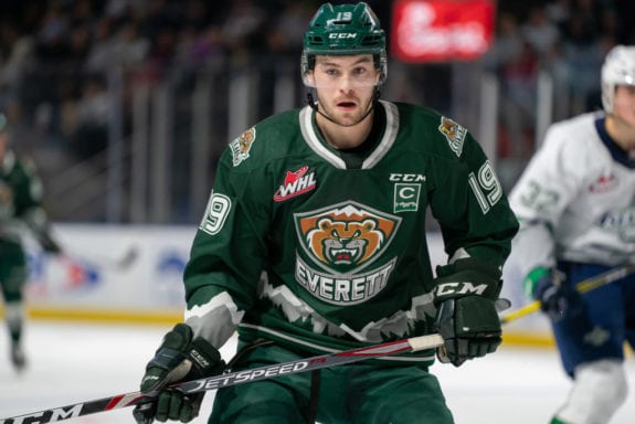 Everett Silvertips Bryce Kindopp-Ducks Prospects: Zellweger, McTavish & More