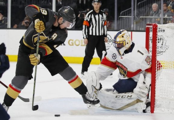 Vegas Golden Knights Reilly Smith Florida Panthers Roberto Luongo