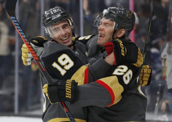 Vegas Golden Knights Reilly Smith Paul Stastny