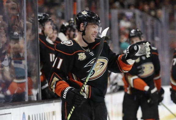 Anaheim Ducks' Daniel Sprong