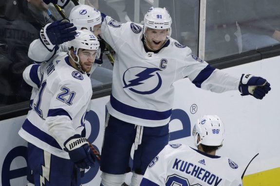 Brayden Point's 35 points is third on team, behind only Nikita Kucherov and Steven Stamkos