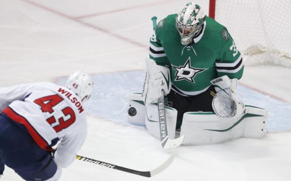 Tom Wilson, Anton Khudobin-Stars Have A Lot of Decisions to Make in the Crease